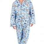 Flannel pajamas with puppy print and phrases for your canine obsessed special someone.